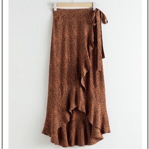 & Other Stories Midi Wrap Skirt US 0